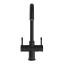 BIBO Under-Counter Water Purification Module with Rock Faucet - Black Arc 4-in-1 Faucet angle