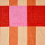 Linen House Square Beach Towel - Pink detail