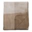 Aranda Cobblestone Coffee Top Suede Throw, 200cm x 230cm top view