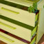 Popstrukt Sprinkles Chest of Drawers - Kiwi Fizz with opened drawers