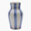 Thread Office Striped Hand Painted Vase