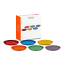 Le Creuset Rainbow Collection Coupe Dinner Plates, Set of 6 with packaging