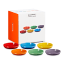Le Creuset Rainbow Collection Coupe Pasta Bowls, Set of 6 with packaging