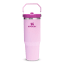 Stanley The IceFlow Flip Straw 2.0 Vacuum-Insulated Tumbler, 890ml - Cherry Blossom