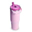 Stanley The IceFlow Flip Straw 2.0 Vacuum-Insulated Tumbler, 890ml - Cherry Blossom