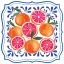 NapKin Cole Blood Orange Biodegradable Paper Placemats, Pack of 25