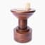 Thread Office Wooden Side Table with book and candle