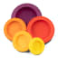 Food Huggers Silicone Airtight Food Covers, Set of 5 - Autumn Harvest