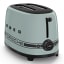 Smeg Porsche x Smeg Retro Style 2-Slice Toaster, 950W - Sage Green