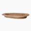 Thread Office Rattan Oval Decorative Tray front view