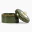 Thread Office Green Reactive Glaze Ceramic Filled Candle With Lid