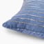 Thread Office Windward Blue Striped Space Woven Scatter Cushion with Feather Blend Inner, 60cm x 60cm
