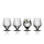 Lyngby Ane Footed Glasses, Set of 4