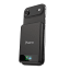 BMX SolidSafe 5000mAh Solid-State Magnetic Power Bank - Black  with phone, phone not included