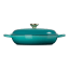 Le Creuset Riviera�Signature 3.5L Shallow Cast Iron Casserole, 30cm