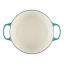 Le Creuset Riviera�Signature 6.7L Round Cast Iron Casserole, 28cm top view open