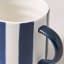Salisbury & Co Striped Collective Mug, 425ml - Navy