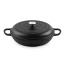Sagenwolf Shallow Cast Iron Casserole Pot, 30cm