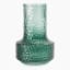 Thread Office Green Dimple Funnel Glass Vase