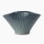 Thread Office Blue Curvy Ceramic Planter