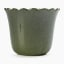 Thread Office Green Scallop Edge Ceramic Planter