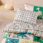 Linen House Prehistoric Patchwork Duvet Cover Set - Three Quarter