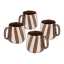 MADE.com Travellers Rest Striped Mugs, Set of 4