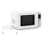 Smeg Microwave Oven with Grill, 29L - White