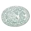 Mervyn Gers Fynbos Oval Platter, 39cm - Green top view