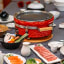 Grills of Japan 2-in-1 Teppanyaki & Hibachi Grill - red