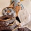 Thandana Packing Pods, Set of 6 - Cheetah Coffee 