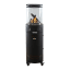 Alva Short Stand Ceramic Log Heater with Lava Rocks