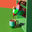 La Cafetiere Utopian Lines Ceramic Espresso Cup, 120ml - Green