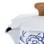 La Cafetiere Blu Fiorato Venice 6-Cup Espresso Maker, 290ml