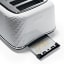 DeLonghi Brilliante 4-Slice Toaster, 1800W - White 