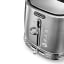 DeLonghi Diadema Long Slot 2-Slice Toaster, 1500W - Metallic
