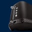 DeLonghi Diadema Long Slot 2-Slice Toaster, 1500W - Black Metal