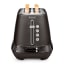 DeLonghi Diadema Long Slot 2-Slice Toaster, 1500W - Black Metal