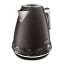 DeLonghi Diadema Cordless Electric Kettle, 1.7L - Black Metal