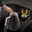 DeLonghi Diadema Cordless Electric Kettle, 1.7L - Black Metal