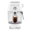 Smeg Manual Espresso Coffee Machine with Cold Brew - White