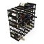 Swedish Wine Rack Dark Pine Wine Rack - 42-Bottle
