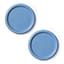 Alkaline Stackable Coasters, Set of 2 - Powder Blue
