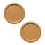 Alkaline Stackable Coasters, Set of 2 - Caramel