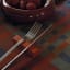 Alkaline Knife & Fork Rest - Terracotta