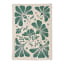 Halo Dish Covers Retrobloom Tea Towel Cotton - Bottle Green
