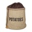 Kitchen Craft Natural Elements Hessian Preserving Bag with Blackout Lining - Potatoes