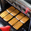 Action image of Lekue Silicone Waffle Moulds, Set of 2