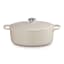 Le Creuset Brioche Signature 6.3 Litre Oval Cast Iron Casserole, 31cm