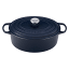 Le Creuset Signature 6.3 Litre Oval Cast Iron Casserole, 31cm in Matte Navy